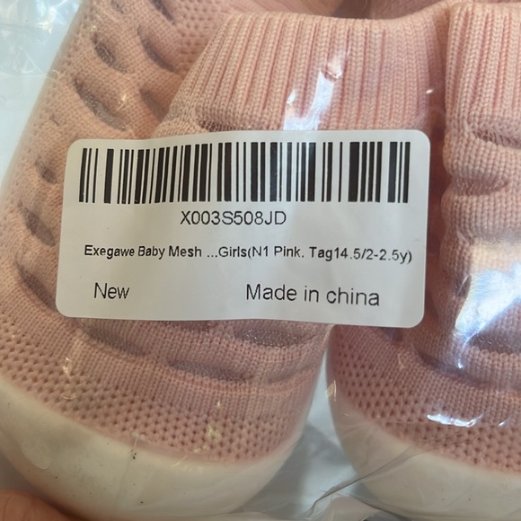 Light pink, mesh shoes - Picture 2 of 2